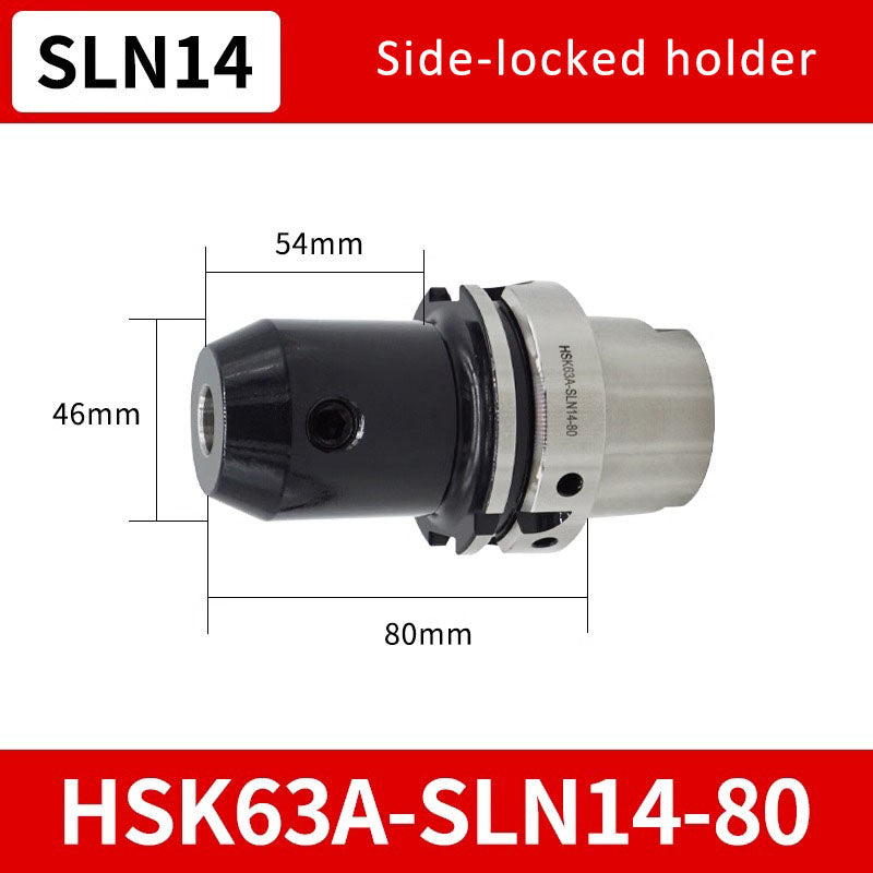 10005 HSK63A-SLN25 32 Side-fixed high-speed toolholder U-drill CNC toolholder High-precision balanced toolholder Shandong Denso Pricision Tools Co.,Ltd.